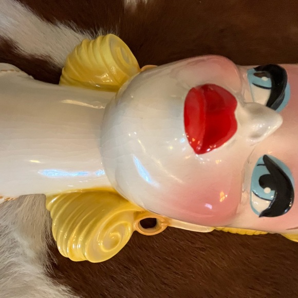 RARE! Barbie Clay Art Ceramic Mattel Barbie Doll Head Face Mask 1989 Wall Art - Picture 7 of 9